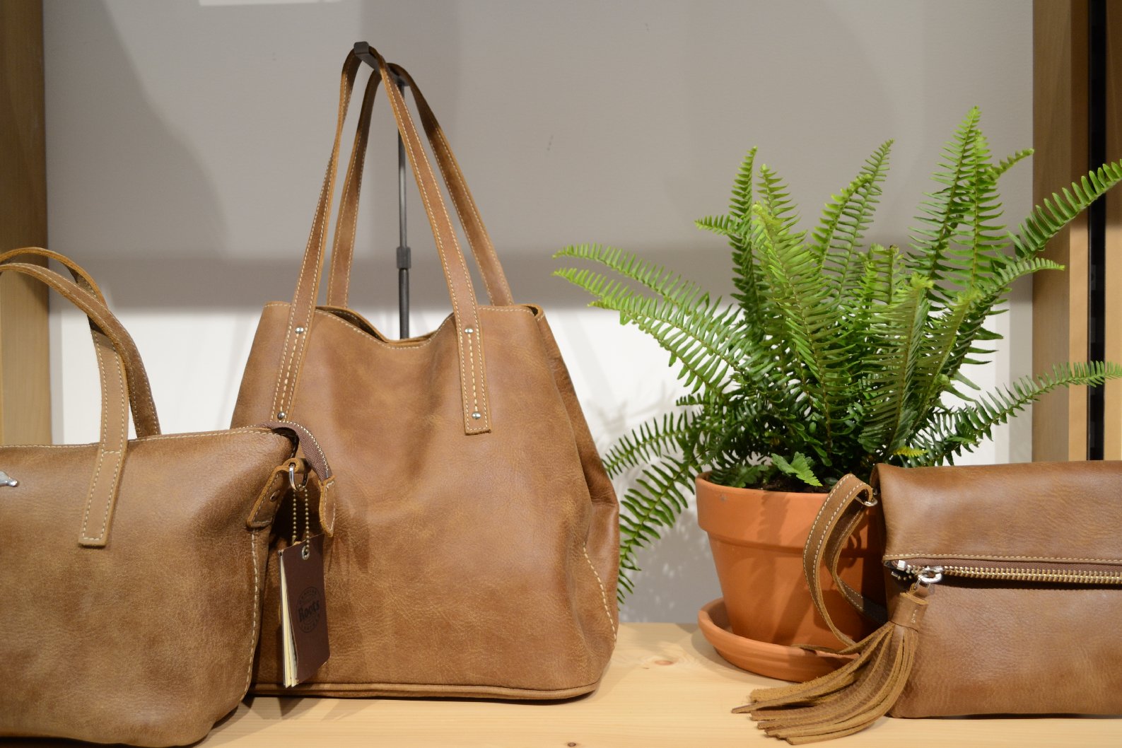 Roots Leather bags