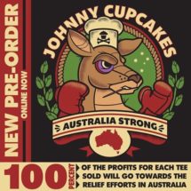 Johnny Cupcakes is supporting the battle against Australia’s wild fires