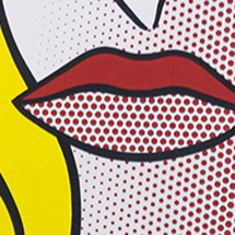 Op art lips